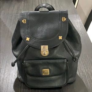 Mcm Black Backpack